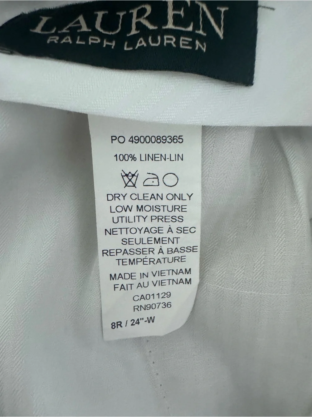 Ralph Lauren Boys Linen Pants